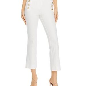 Derek Lam pants, Size 6, cropped with gold buttons
